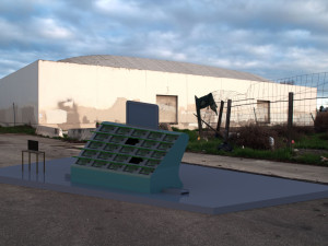 Battery swapping machine Modello 3D