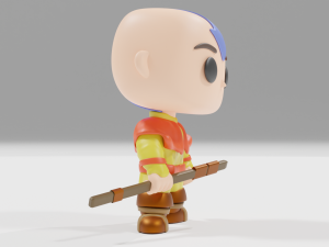 Avatar Aang from Avatar the Last airbender Funko pop 3D 프린트 모델