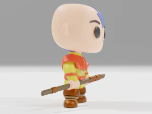 Avatar Aang from Avatar the Last airbender Funko pop 3D Print Model