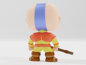 Avatar Aang from Avatar the Last airbender Funko pop 3D 프린트 모델