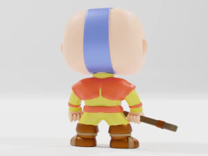Avatar Aang from Avatar the Last airbender Funko pop 3D Print Model