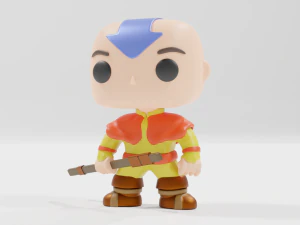 Avatar Aang from Avatar the Last airbender Funko pop 3D Print Model