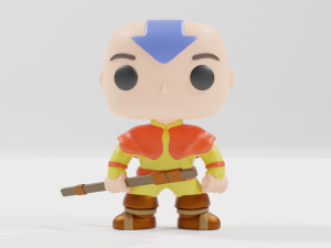 Avatar Aang from Avatar the Last airbender Funko pop 3D 프린트 모델