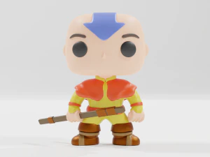 Avatar Aang from Avatar the Last airbender Funko pop 3D Print Model