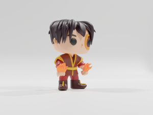 Zuko from Avatar The Last Airbender funko pop 3D Принт Модель