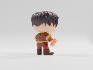 Zuko from Avatar The Last Airbender funko pop 3D Принт Модель