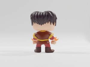 Zuko from Avatar The Last Airbender funko pop 3D Принт Модель