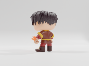 Zuko from Avatar The Last Airbender funko pop 3D Принт Модель
