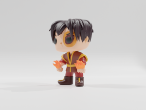 Zuko from Avatar The Last Airbender funko pop 3D Принт Модель