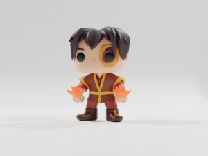 Zuko from Avatar The Last Airbender funko pop 3D Принт Модель
