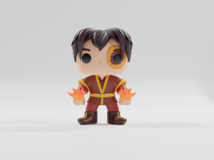 Zuko from Avatar The Last Airbender funko pop 3D Принт Модель