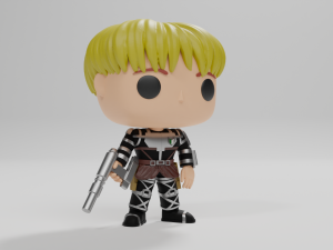 Armin funko pop from attack on titan 3D 打印模型