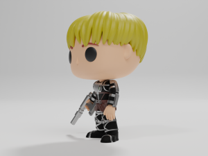 Armin funko pop from attack on titan 3D 打印模型