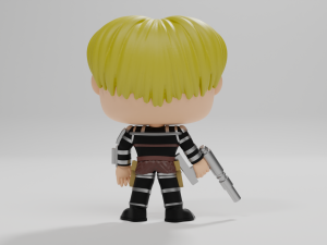 Armin funko pop from attack on titan 3D 打印模型