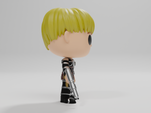 Armin funko pop from attack on titan 3D 打印模型