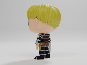 Armin funko pop from attack on titan 3D 打印模型