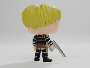 Armin funko pop from attack on titan 3D 打印模型