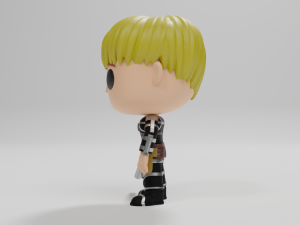 Armin funko pop from attack on titan 3D 打印模型