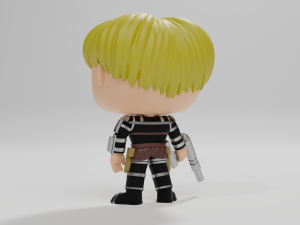 Armin funko pop from attack on titan 3D 打印模型