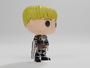 Armin funko pop from attack on titan 3D 打印模型