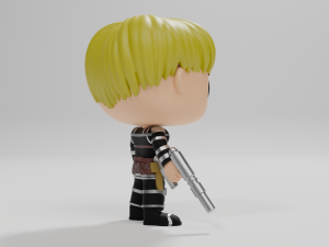 Armin funko pop from attack on titan 3D 打印模型