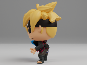Boruto with Rasengan Funko pop 3D Принт Модель