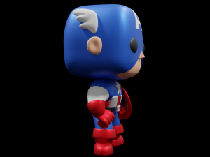 Captain America Funko Pop 3D Print Model