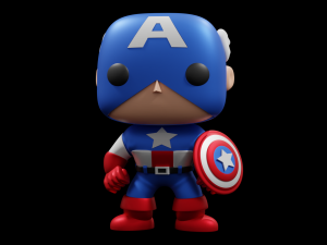 Captain America Funko Pop 3D Print Model