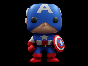 Captain America Funko Pop 3D Print Model