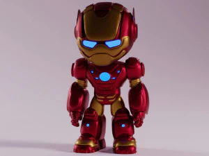 Cute Ironman Fan art 3D Print Model