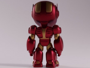 Cute Ironman Fan art 3D Print Model