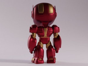 Cute Ironman Fan art 3D Print Model