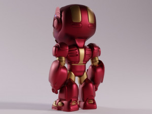 Cute Ironman Fan art 3D Print Model