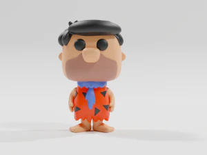 Funko pop de Fred Flintstone Modelo de Impressão 3D