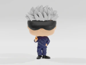 Satoru Gojo funko pop from Jujutsu Kaisen 3D Print Model