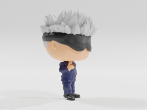 Satoru Gojo funko pop from Jujutsu Kaisen 3D Print Model