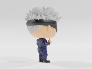 Satoru Gojo funko pop from Jujutsu Kaisen 3D Print Model