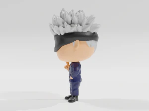 Satoru Gojo funko pop from Jujutsu Kaisen 3D Print Model