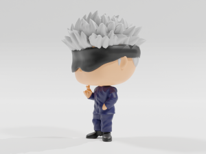 Satoru Gojo funko pop from Jujutsu Kaisen 3D Print Model
