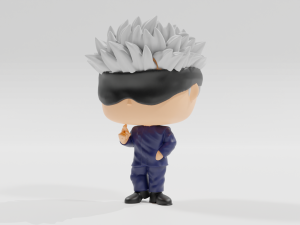 Satoru Gojo funko pop from Jujutsu Kaisen 3D Print Model