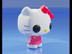 Hello Kitty Funko Pop 3D-Druckmodell