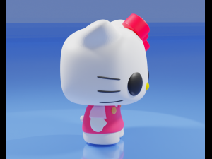 Hello Kitty Funko Pop 3D-Druckmodell