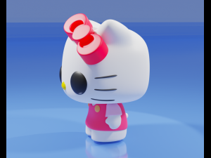 Hello Kitty Funko Pop 3D-Druckmodell