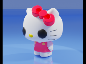 Hello Kitty Funko Pop 3D-Druckmodell