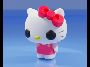 Hello Kitty Funko Pop 3D-Druckmodell