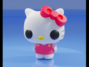 Hello Kitty Funko Pop 3D-Druckmodell
