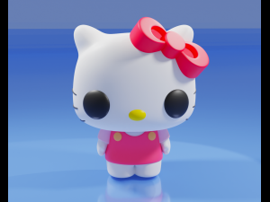 Hello Kitty Funko Pop 3D-Druckmodell