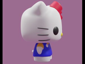 Hello Kitty Funko Pop model Modelo de Impressão 3D