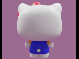 Hello Kitty Funko Pop model Modelo de Impressão 3D
