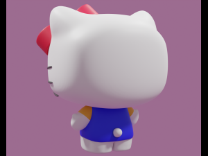Hello Kitty Funko Pop model Modelo de Impressão 3D